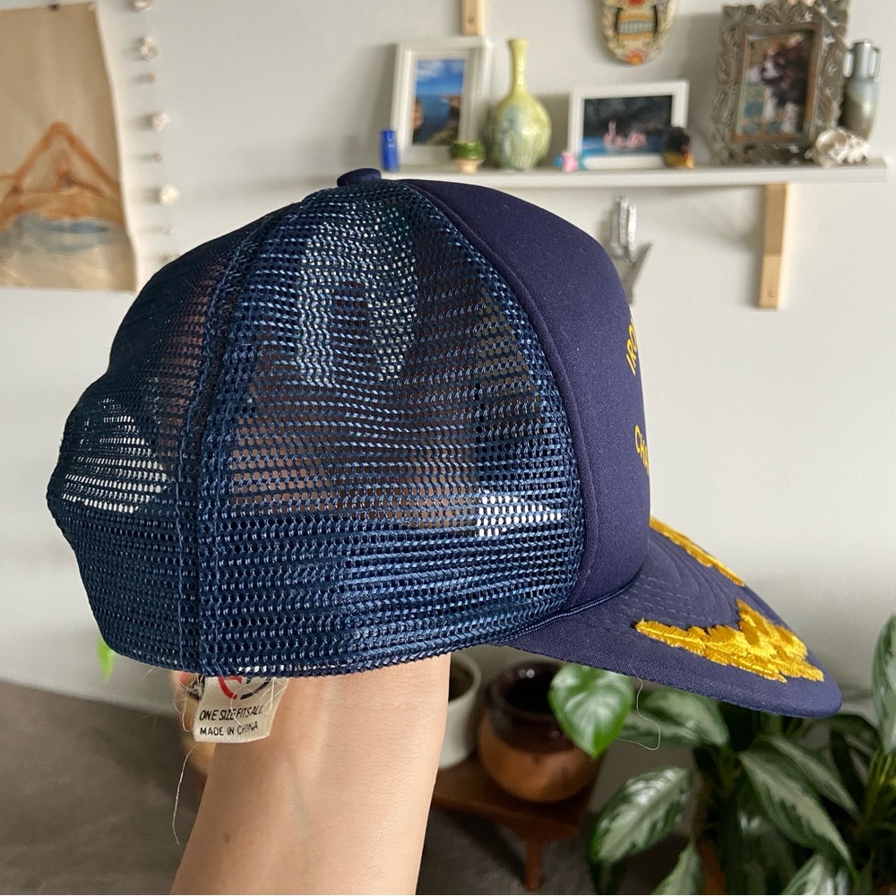 Navy Trucker Hat - Picture 3 of 5